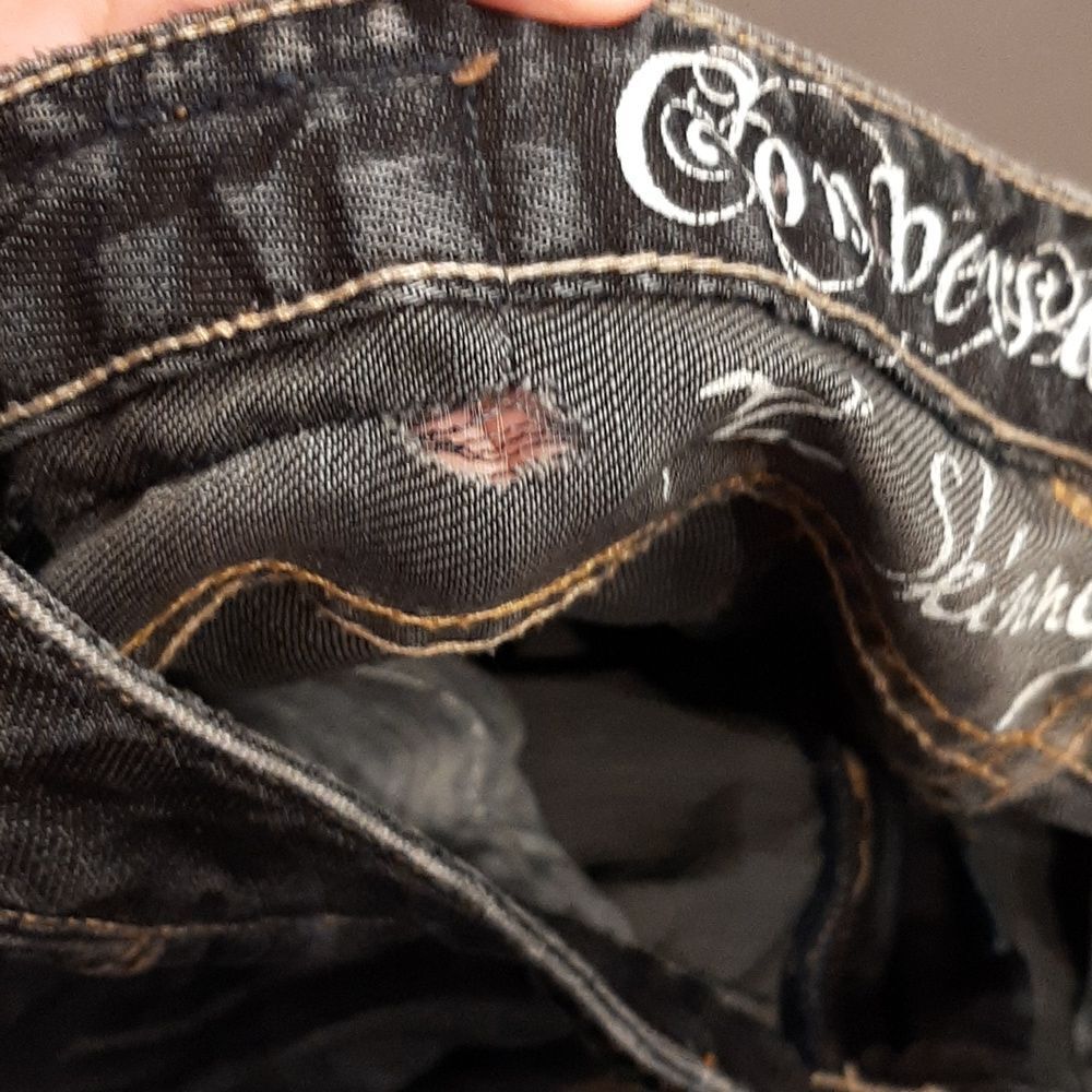 Converse "The Skinny One Star" Dark Denim Jeans - Picture 5 of 11